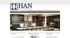 Desktop Screenshot of hanappliancesltd.com